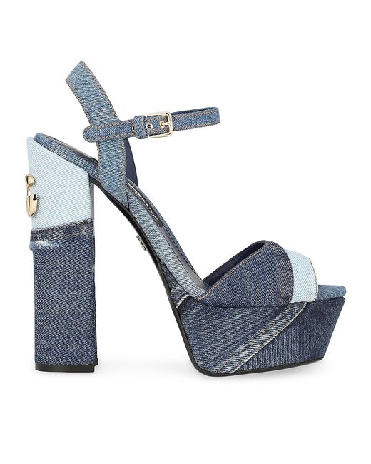 Dolce & Gabbana Keira Patchwork Platform Sandals