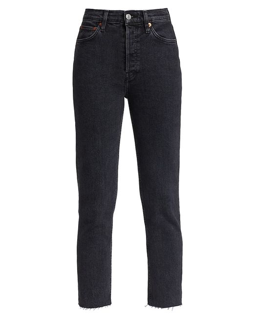 Re/Done 90s High-Rise Ankle-Crop Jeans