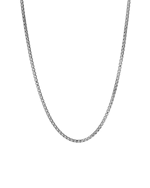 Degs & Sal Sterling Box Chain Necklace