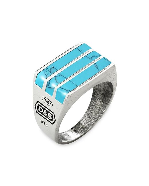 Degs & Sal Sterling Turquoise Elements Ring