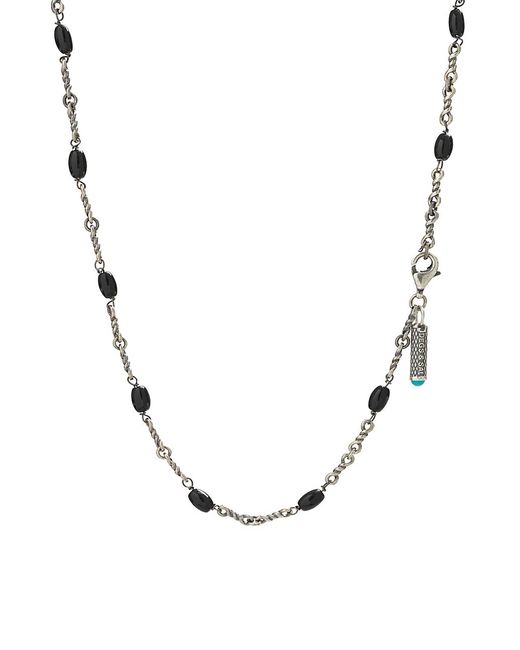 Degs & Sal Onyx Twisted Cable Chain Necklace