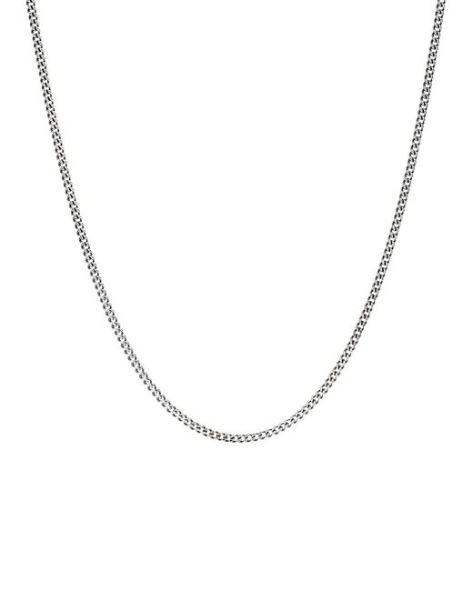 Degs & Sal Sterling Curb Chain Necklace