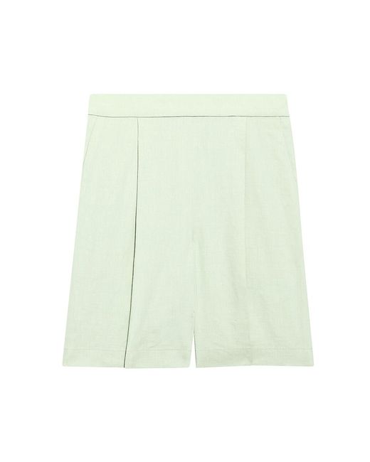 Theory Pleated Wide-Leg Shorts