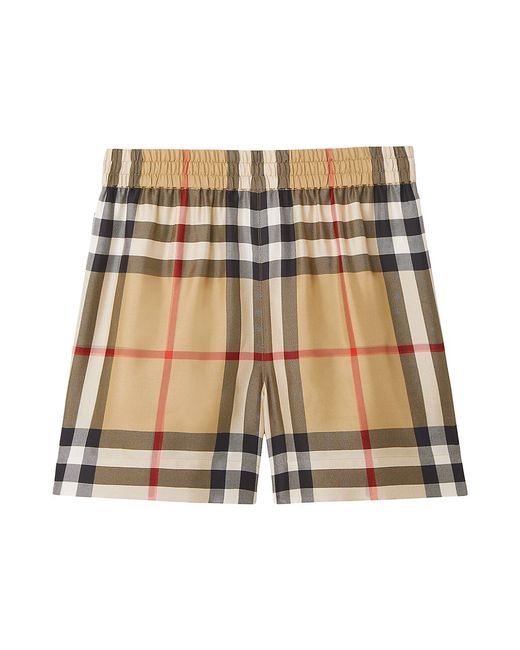 Burberry Tawney Check Mulberry Shorts