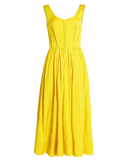 Jason Wu Collection Sleeveless Pleated Midi-Dress