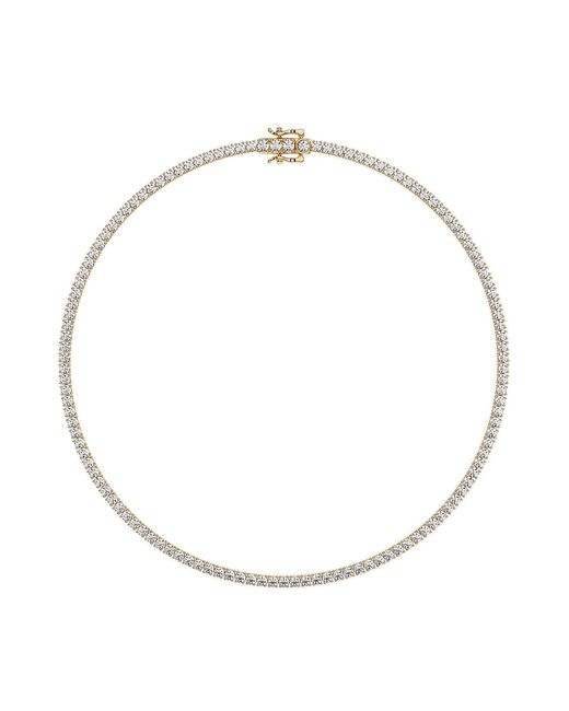 Saks Fifth Avenue Collection 14K Yellow 16 TCW Lab-Grown Diamond Tennis Necklace