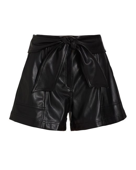 Jonathan Simkhai Mari Vegan Leather Shorts