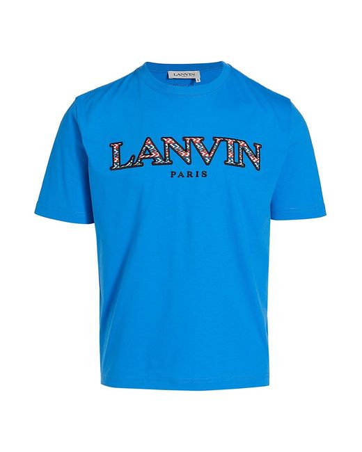 Lanvin Curb Logo Cotton T-Shirt