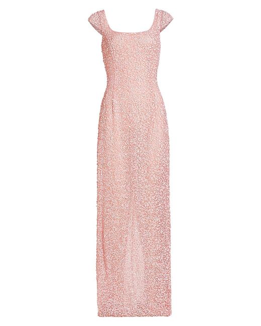 Michael Kors Collection Beaded Sequin-Embellished Gown