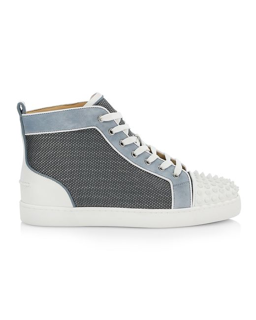 Christian Louboutin Orlato Spiked High-Top Sneakers