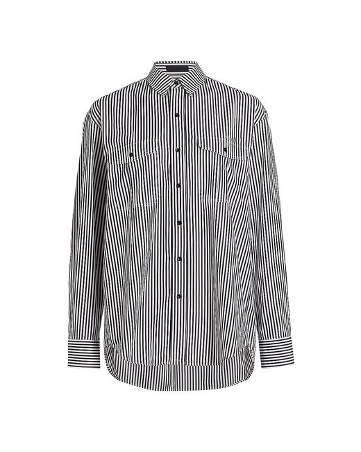 Wardrobe.Nyc Oversized Striped Poplin Shirt