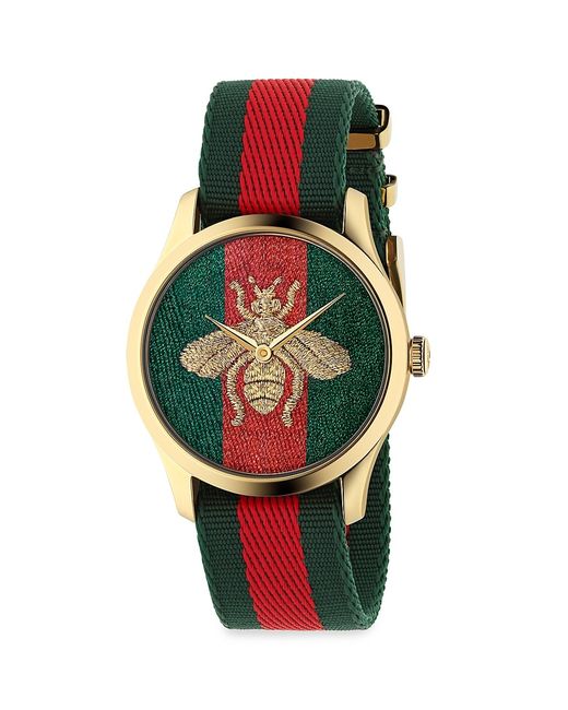 Gucci Timeless Embroidered Bee Watch