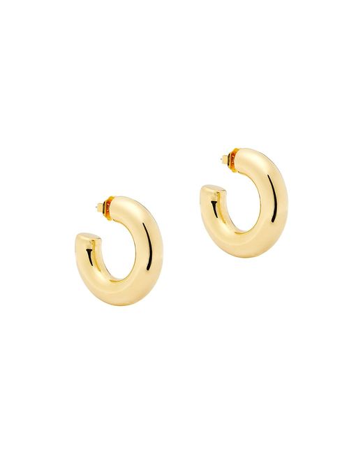 Brinker & Eliza Chubby 24K Plated Hoop Earrings