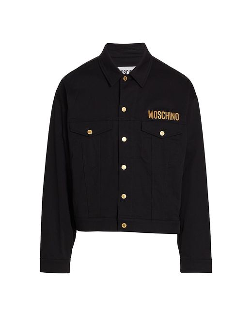 Moschino Metallic Logo Jacket
