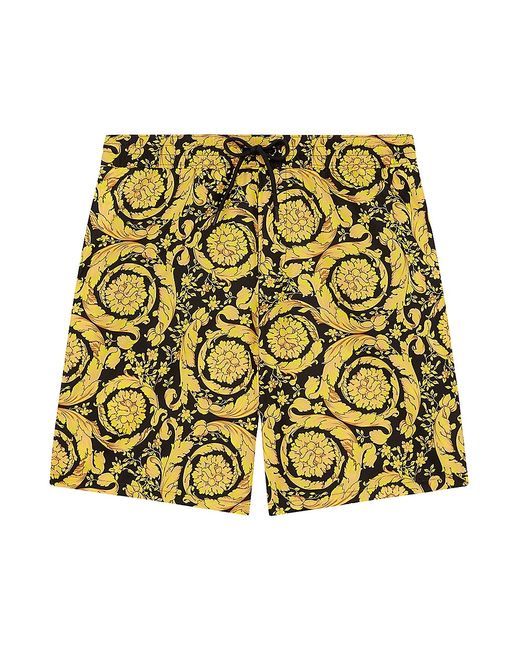 Versace Medallion-Print Swim Shorts