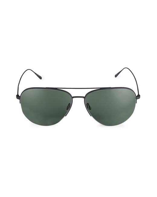 Oliver Peoples Cleamons 60MM Pilot Sunglasses