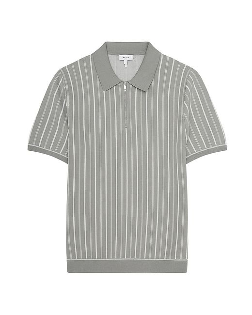 Reiss Code Half-Zip Polo Shirt