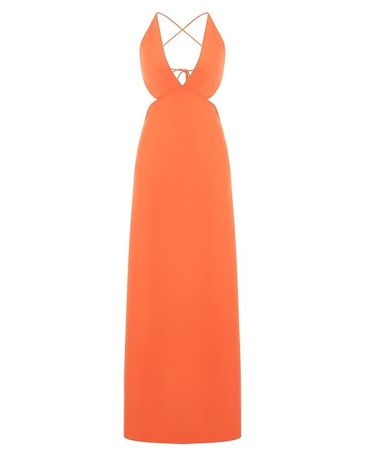 H Halston Anne Stretch Crepe Gown