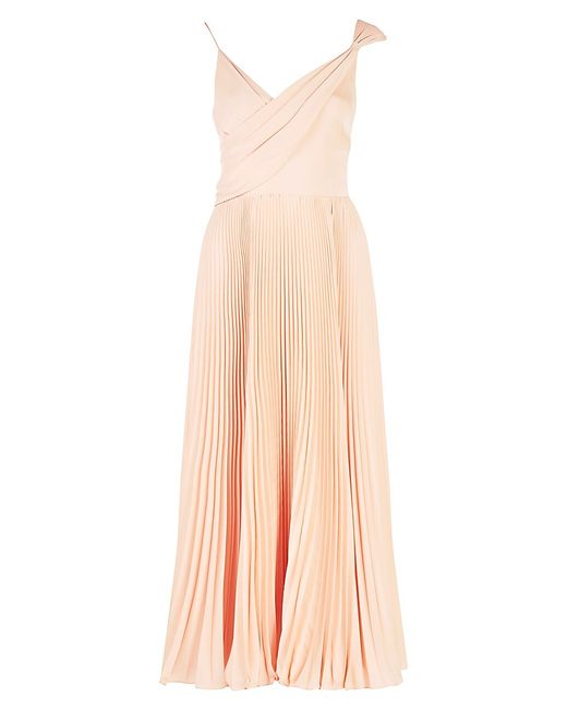 Theia Cara Pleated Cocktail Dress