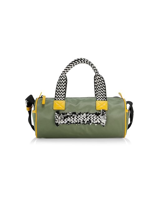 Lanvin Embroidered Logo Duffle Bag
