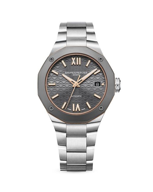 Baume & Mercier Riviera Stainless Titanium Bracelet Watch