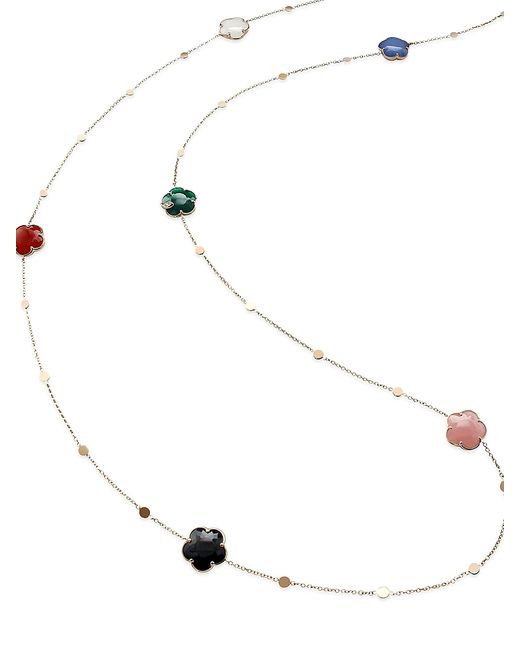 Pasquale Bruni Petit Joli 18K Diamonds Multi-Gemstone Sautoir Necklace