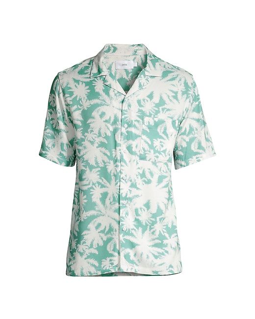 Onia Palm Print Camp Shirt