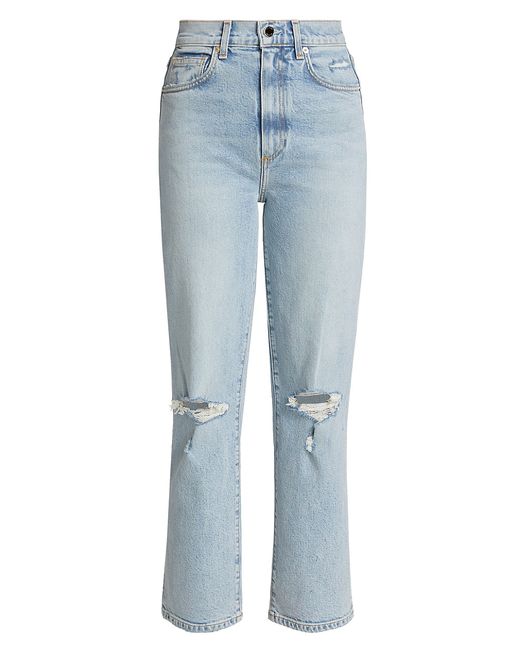 Le Jean Sabine Modern Ankle Straight High-Rise Jeans