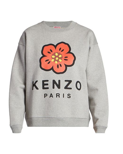 Kenzo Poppy Graphic Crewneck Sweatshirt