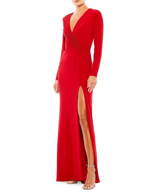 Mac Duggal Jersey Ruched Gown