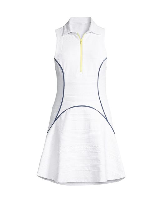 L'Etoile Sport Zip-Front A-Line Dress