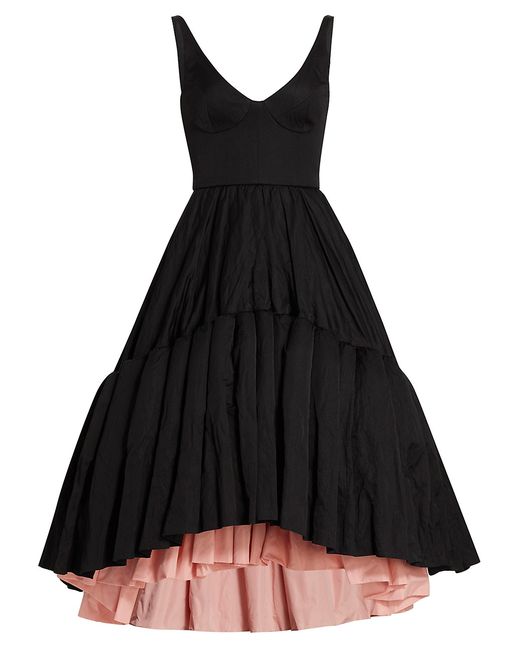 Jason Wu Collection V-Neck Tiered Cocktail Dress