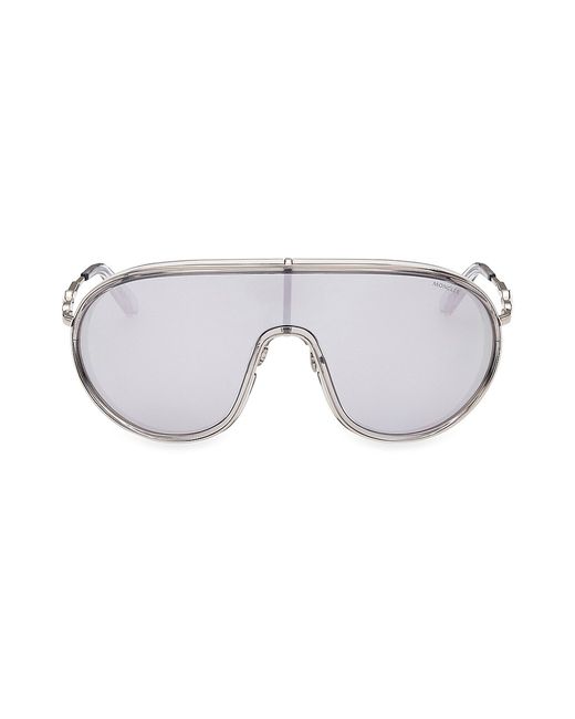 Moncler Mirrored 125MM Shield Sunglasses