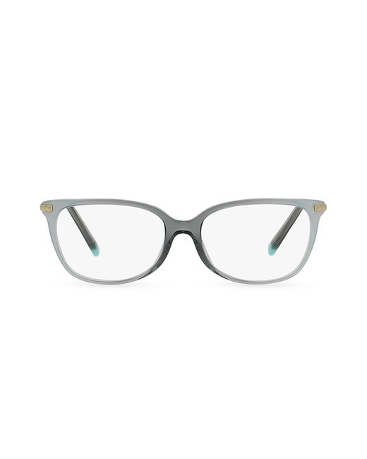 Tiffany & co. Wheat Leaf 54MM Rectangle Optical Eyeglasses