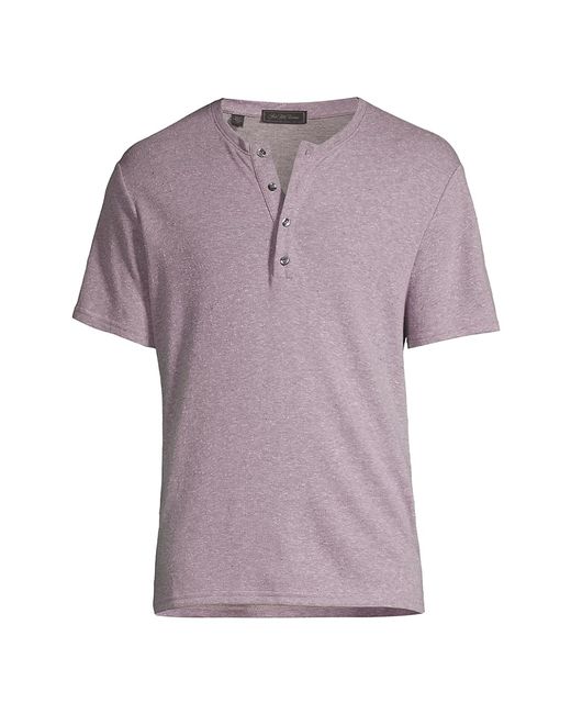 Saks Fifth Avenue COLLECTION Cotton-Blend Henley T-Shirt