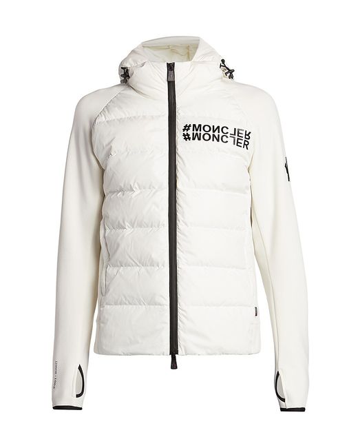 Moncler Grenoble Paneled Zip-Up Hooded Jacket