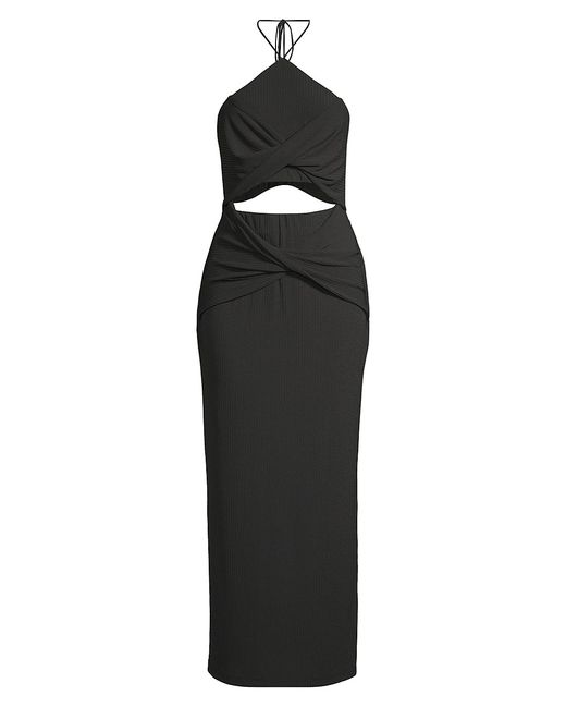 Significant Other Hallie Cut-Out Halter Dress