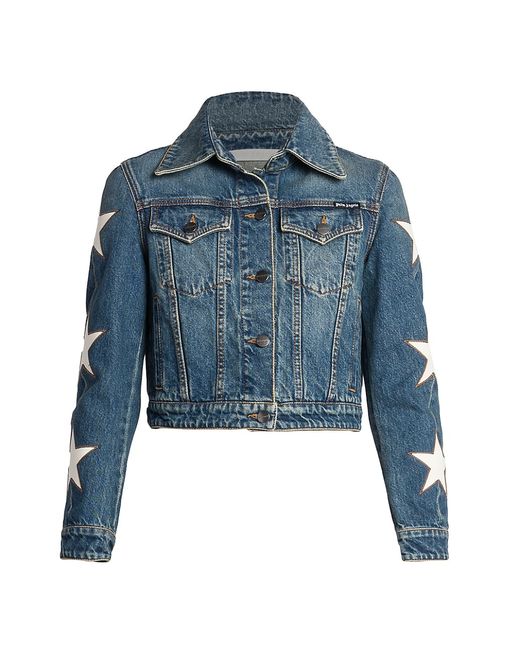 Palm Angels Cropped Stars Jacket