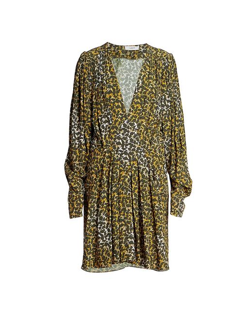 Isabel Marant Etoile Arone Long-Sleeve Abstract-Print Dress