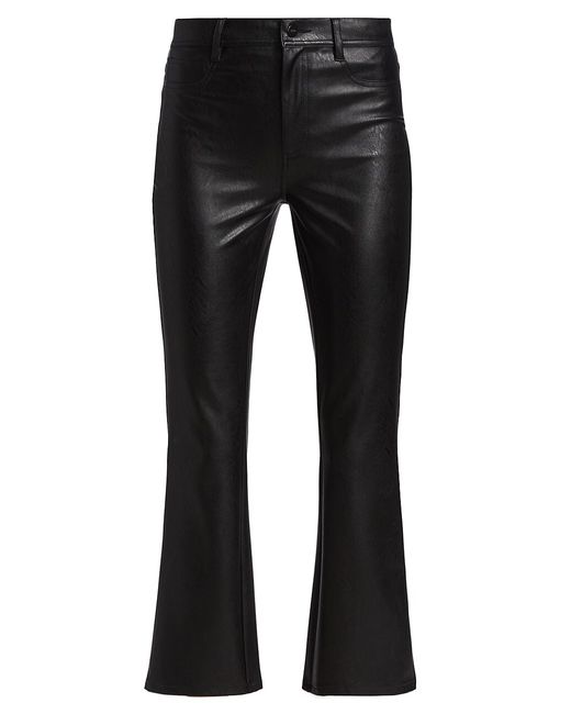 Paige Claudine High-Rise Cropped Ankle Flare Jeans