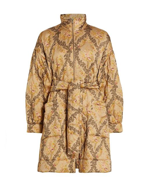 byTiMo Quilted Belted Coat