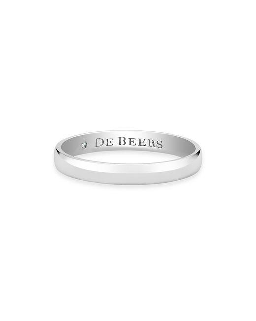 De Beers Jewellers Wide Court Wedding Band Ring