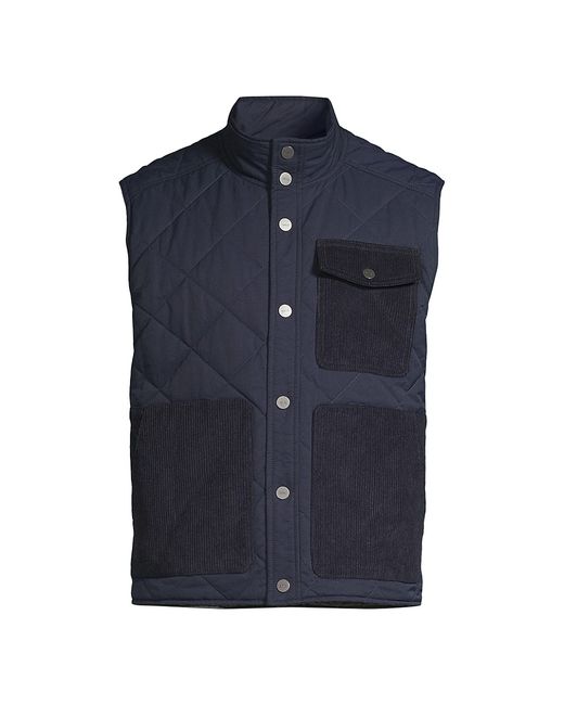 Onia Quilted Twill Vest