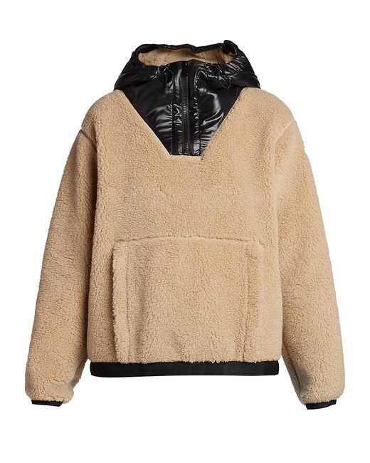 Moncler Mainline Fleece Quarter-Zip Sweater