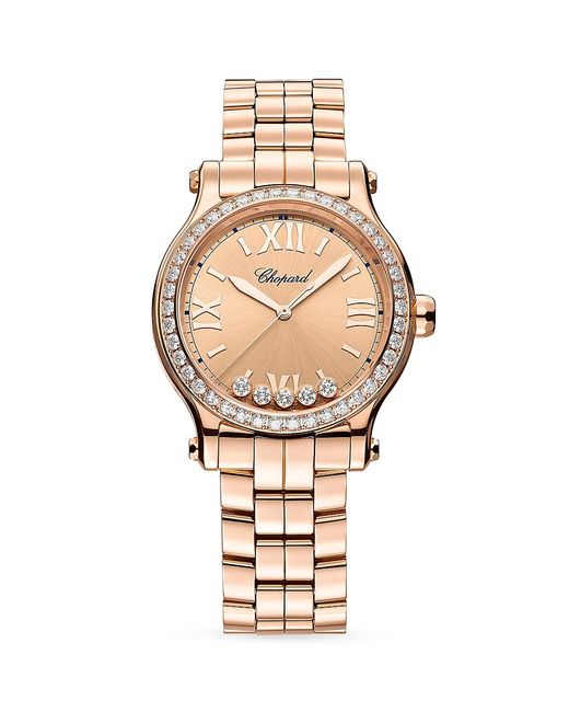 Chopard Happy Sport 18K Diamond Bracelet Watch