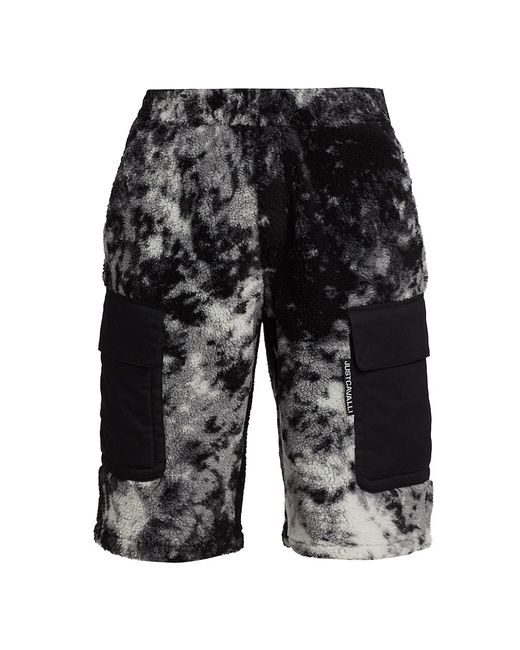 Just Cavalli Abstract Fleece Cargo Shorts