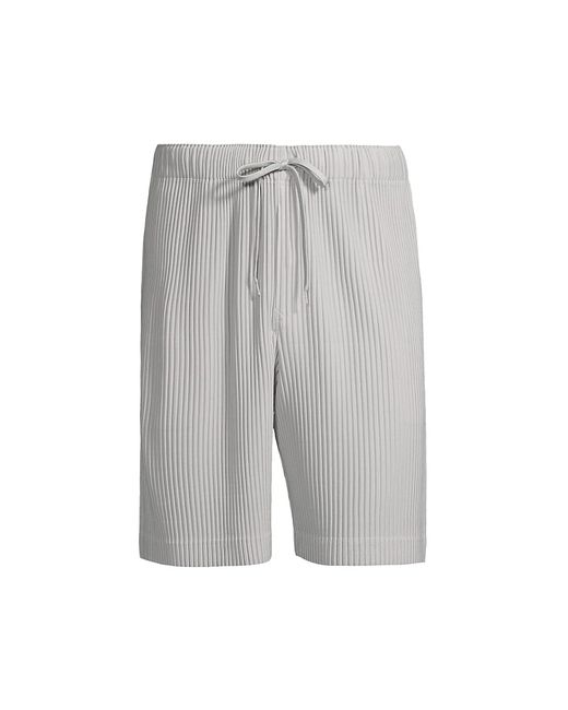 Homme Plisse Pleated Bermuda Shorts