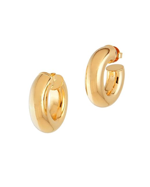 Martha Calvo Donut 14K Gold-Plated Hoop Earrings