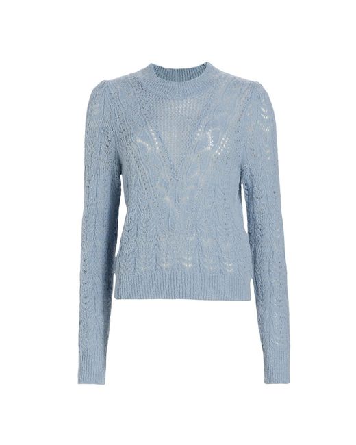 Veronica Beard Makani Pointelle Knit Pullover Sweater