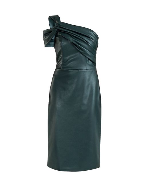 Shoshanna Arden One-Shoulder Cocktail Dress